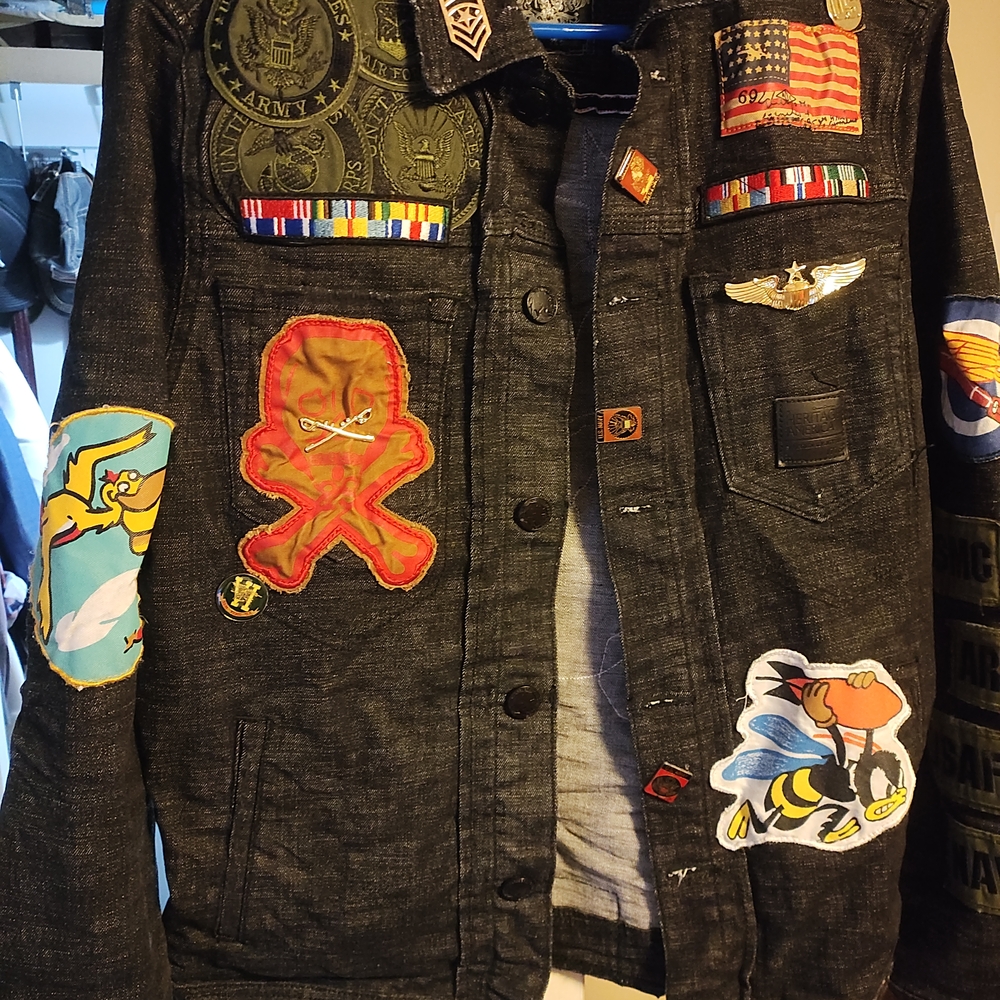 Authentic American Heritage Black Military Jacket